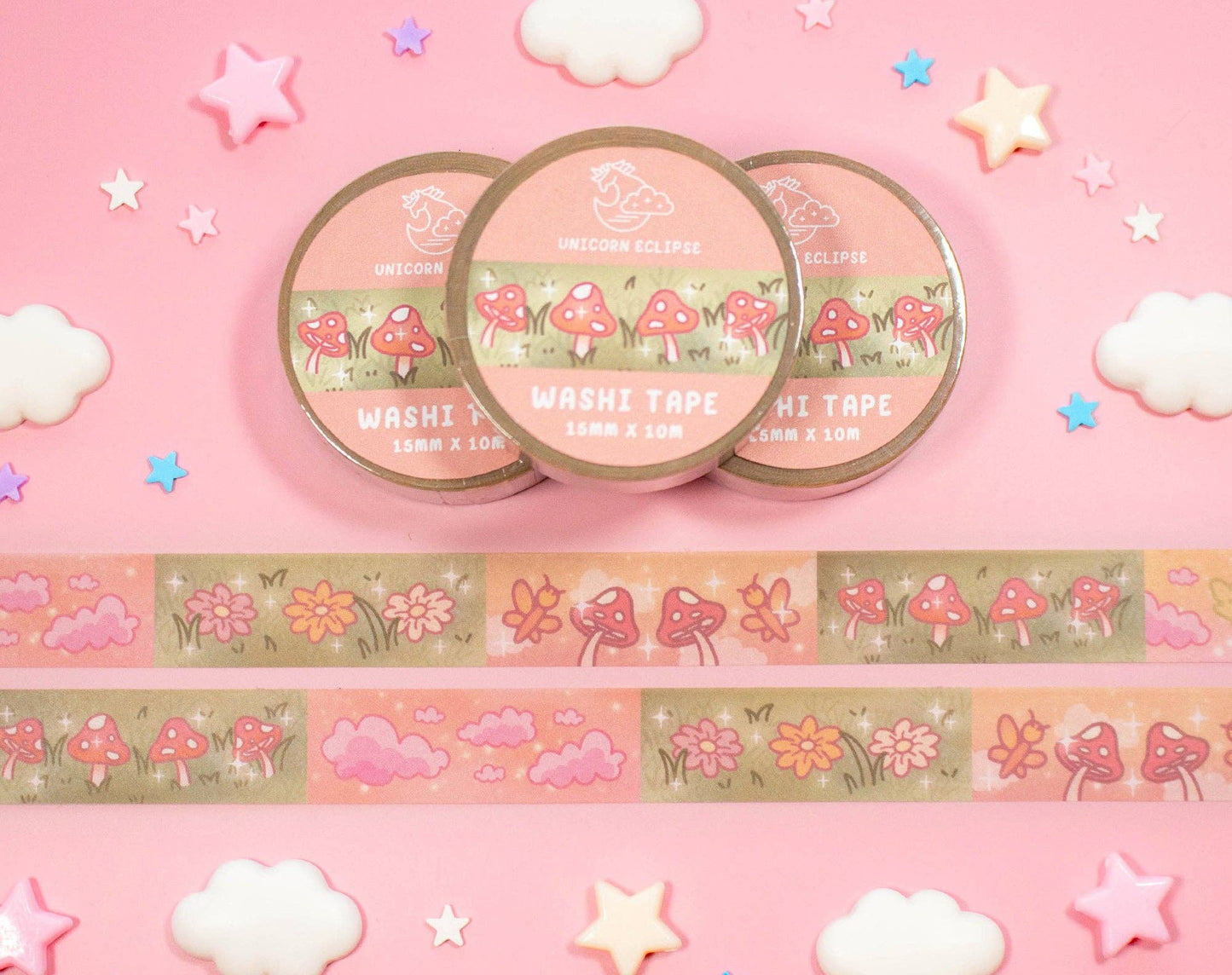 Mushroom Cottagecore Washi Tape