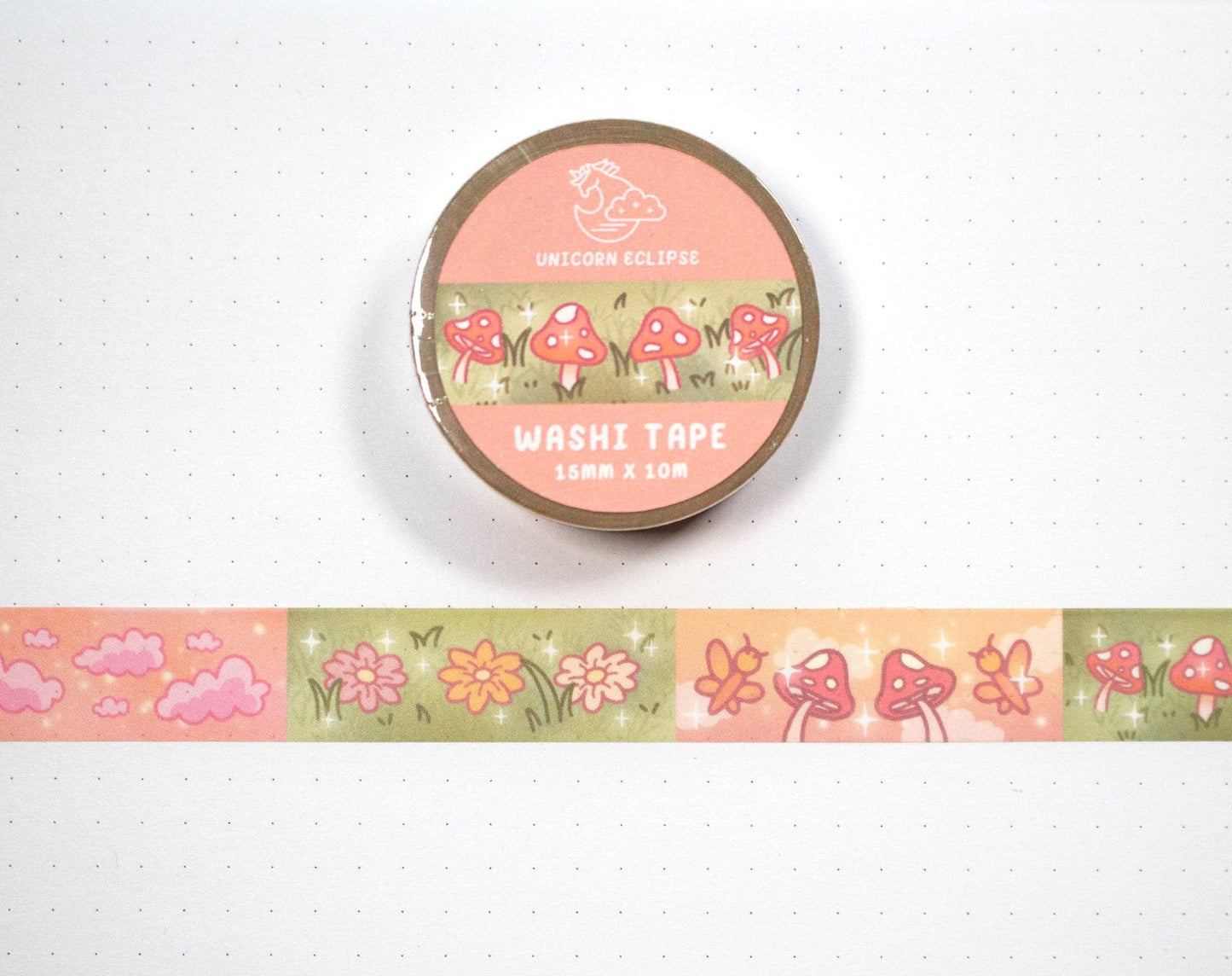 Mushroom Cottagecore Washi Tape