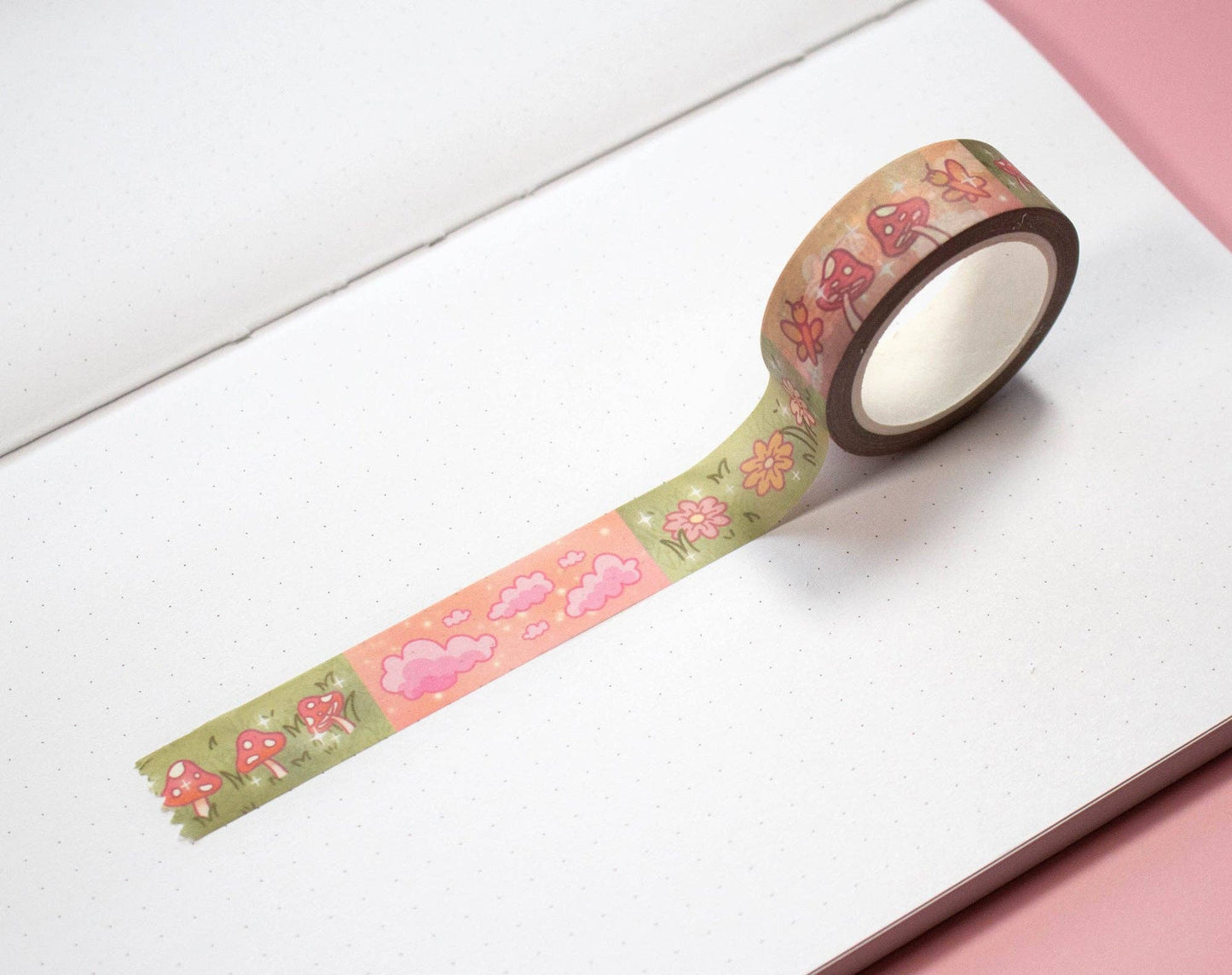 Mushroom Cottagecore Washi Tape